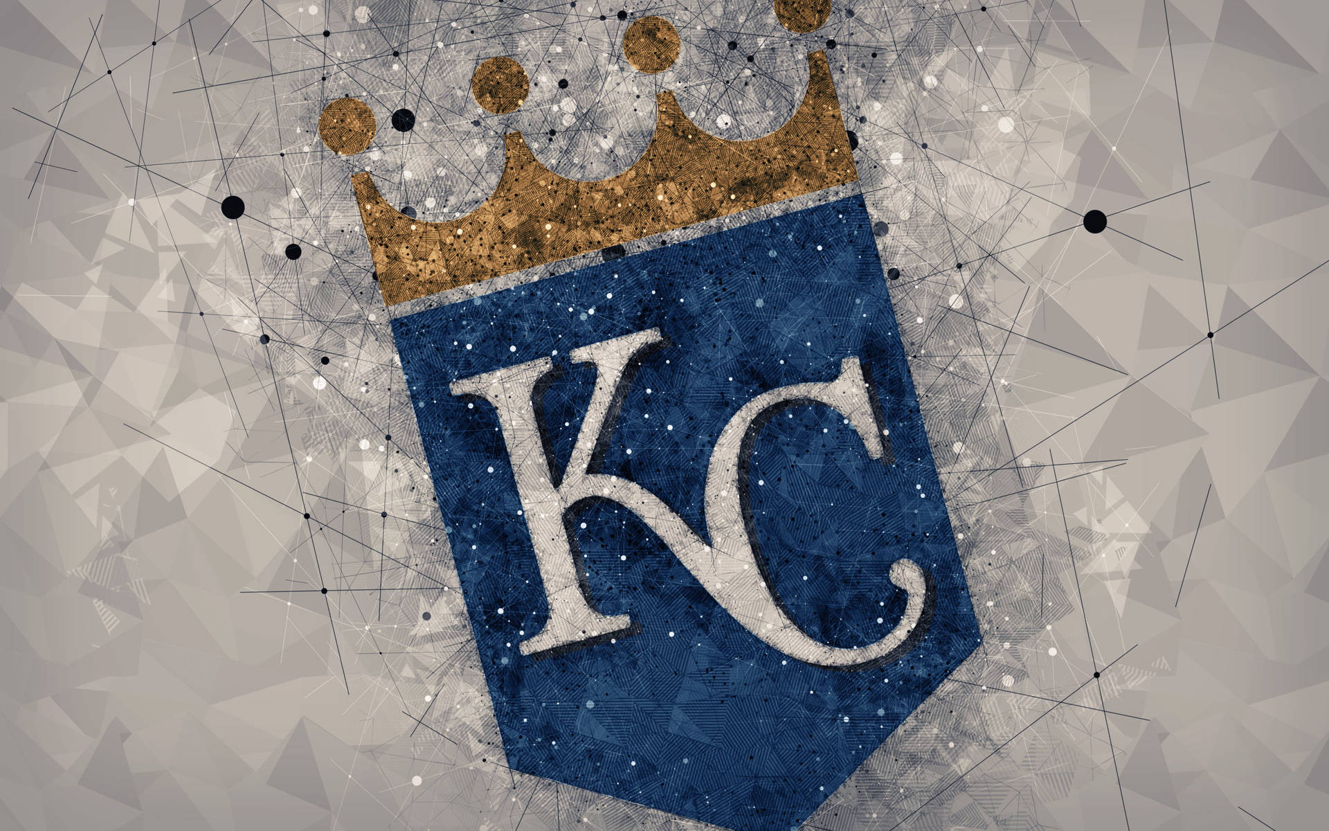 Kansas City Royals Geometric Abstract