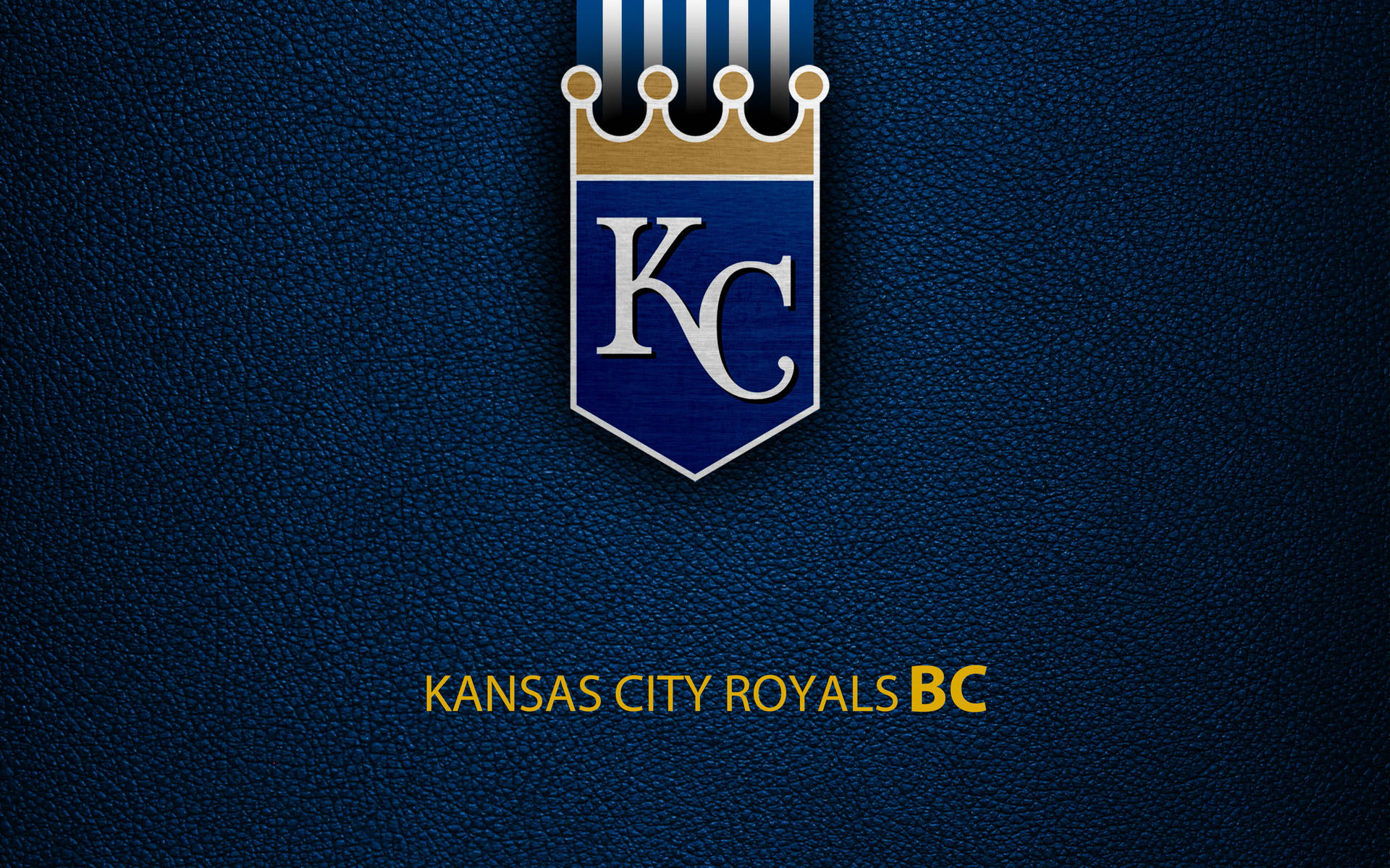 Kansas City Royals Leather Art