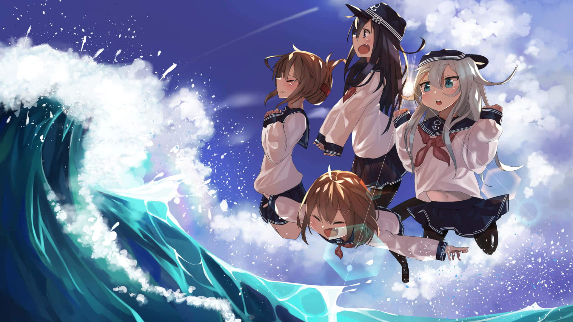 "kantai Collection Anime Game Scene" Wallpaper