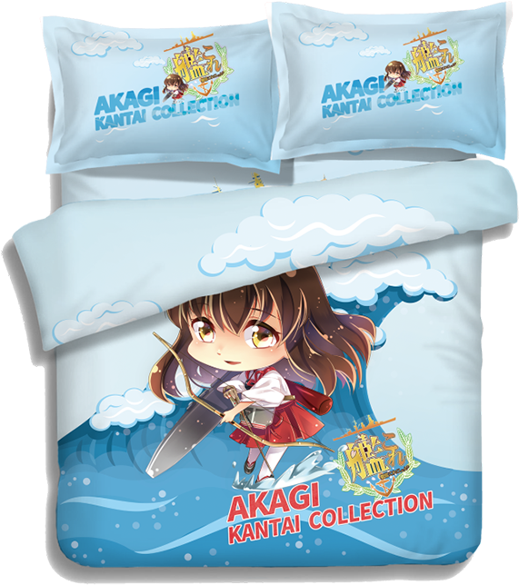 Kantai Collection Akagi Anime Bedding Set PNG