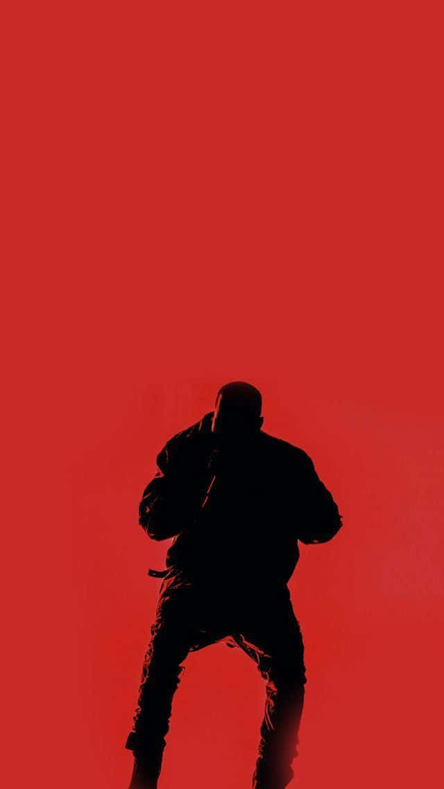 Kanye West's Signature iPhone - A Revolutionary take on the Classic Apple Mobile Wallpaper