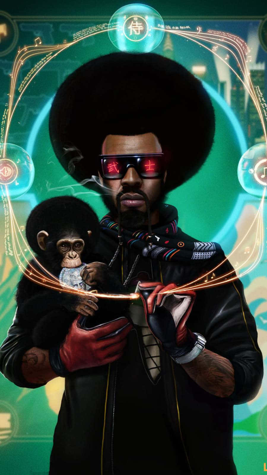 Kanye West er stolt ved at holde hans futuristiske Yeezy flagskib iPhone tapet. Wallpaper