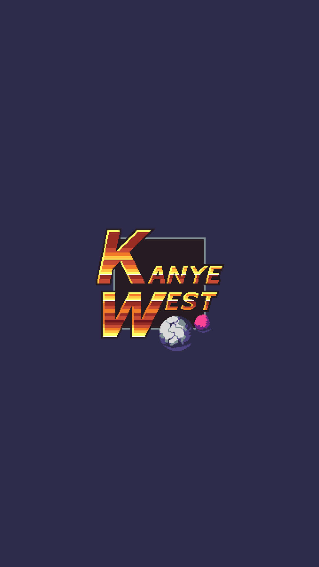 Kanye West afslører sin nye iPhone baggrund. Wallpaper