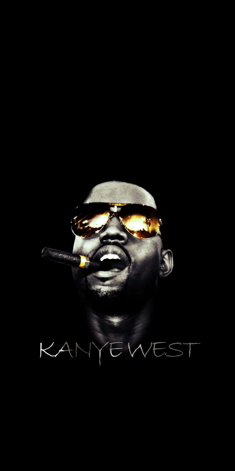 "Unlock the secret power of creativity with the Kanye Iphone" Wallpaper