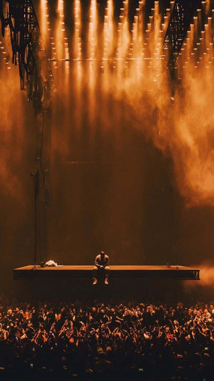 Kanye Embraces Technology With His Signature Iphone Wallpaper