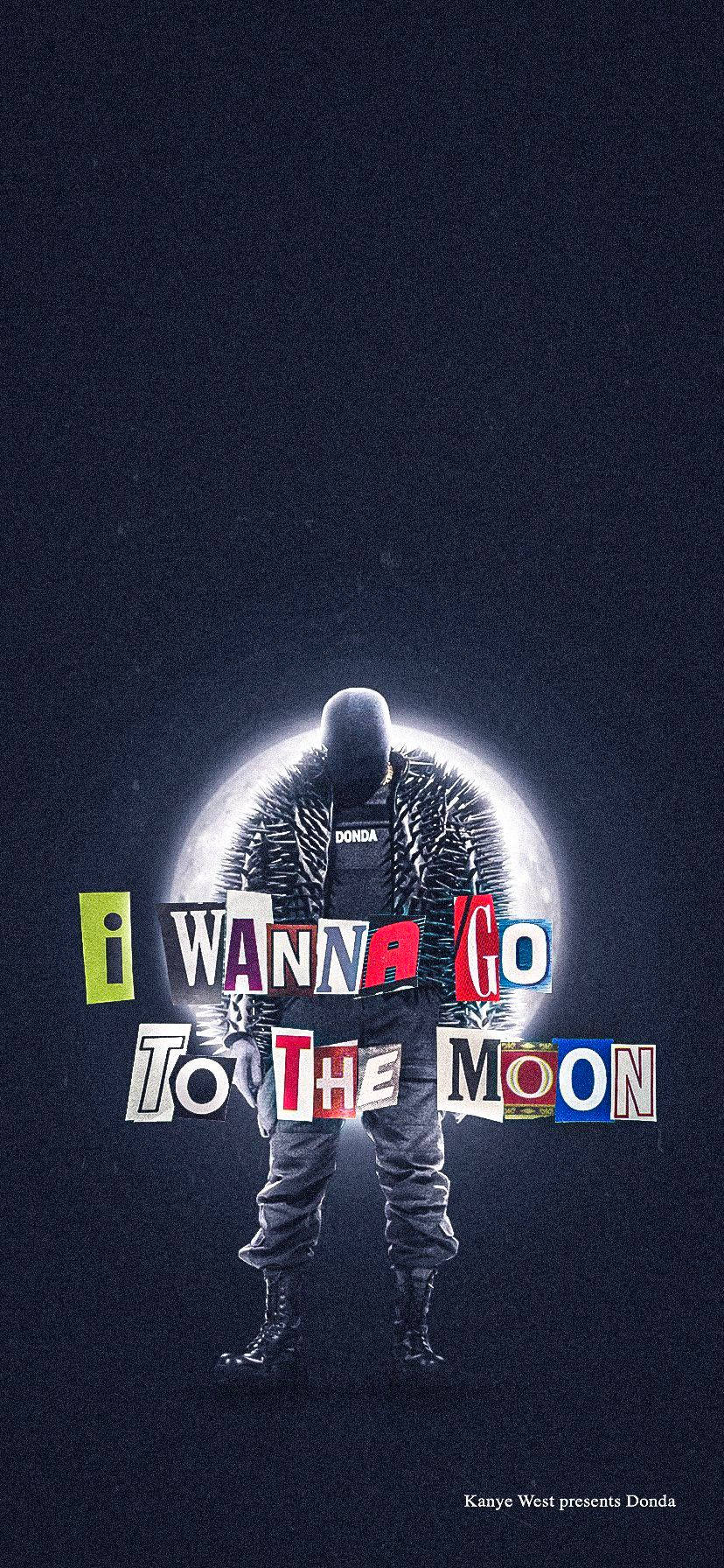 Kanye West Album Cover Moon Wallpaper