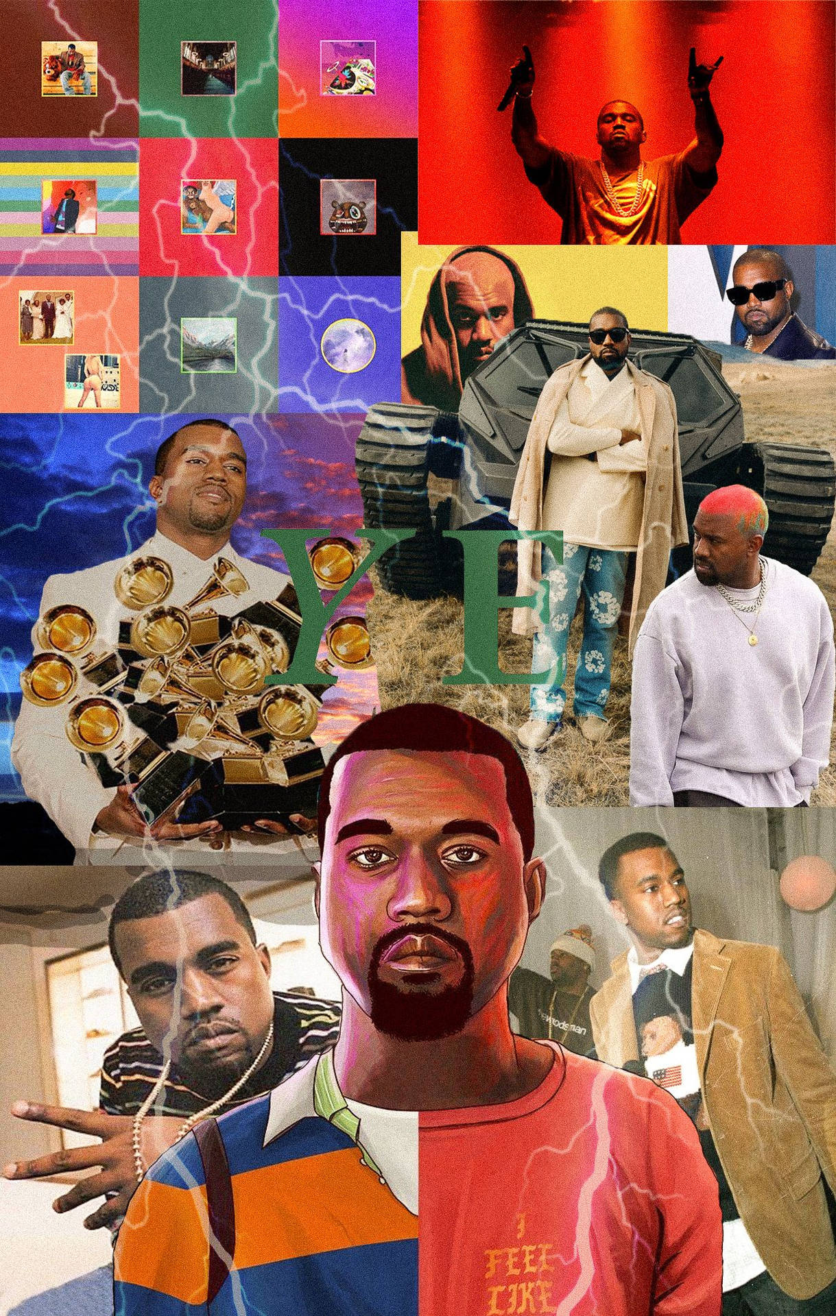 “kanye West - College Dropout” Wallpaper
