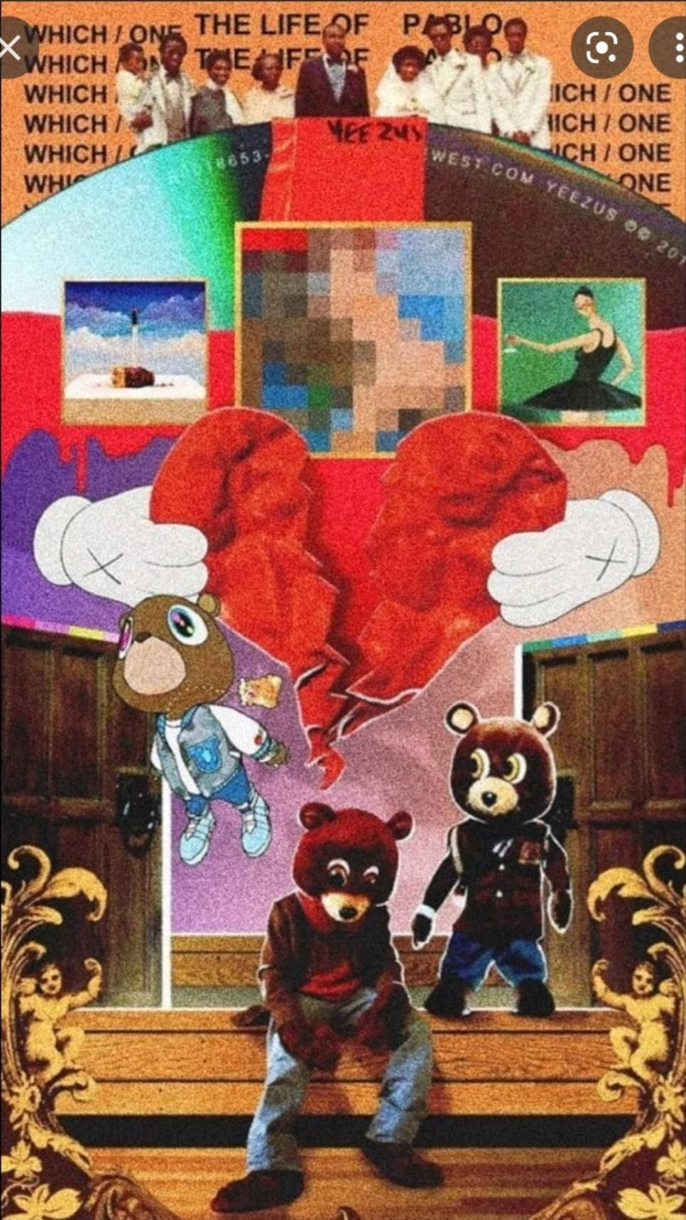 "kanye West's New Album Cover" Wallpaper