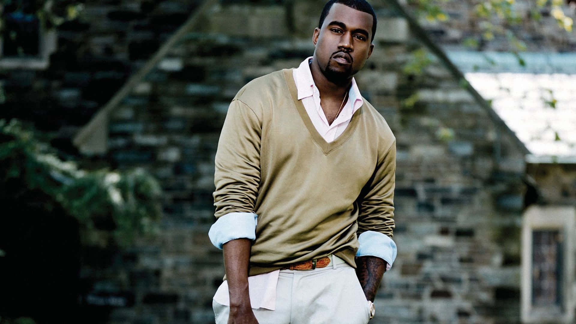 Kanye West makes a name for himself.