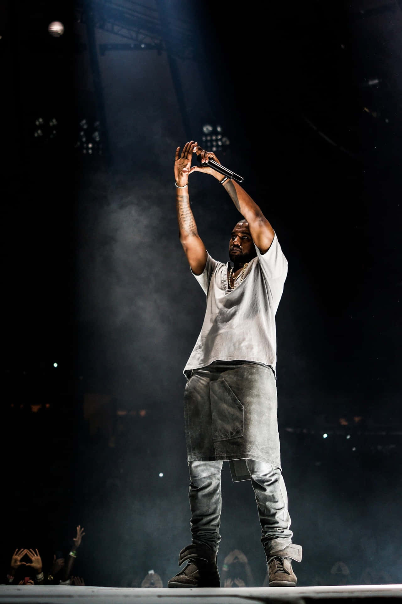Kanye West On Stage