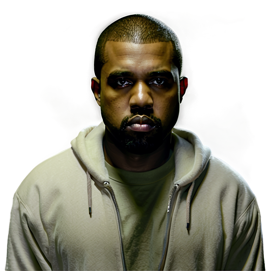 Kanye West Portrait Png 05232024 PNG