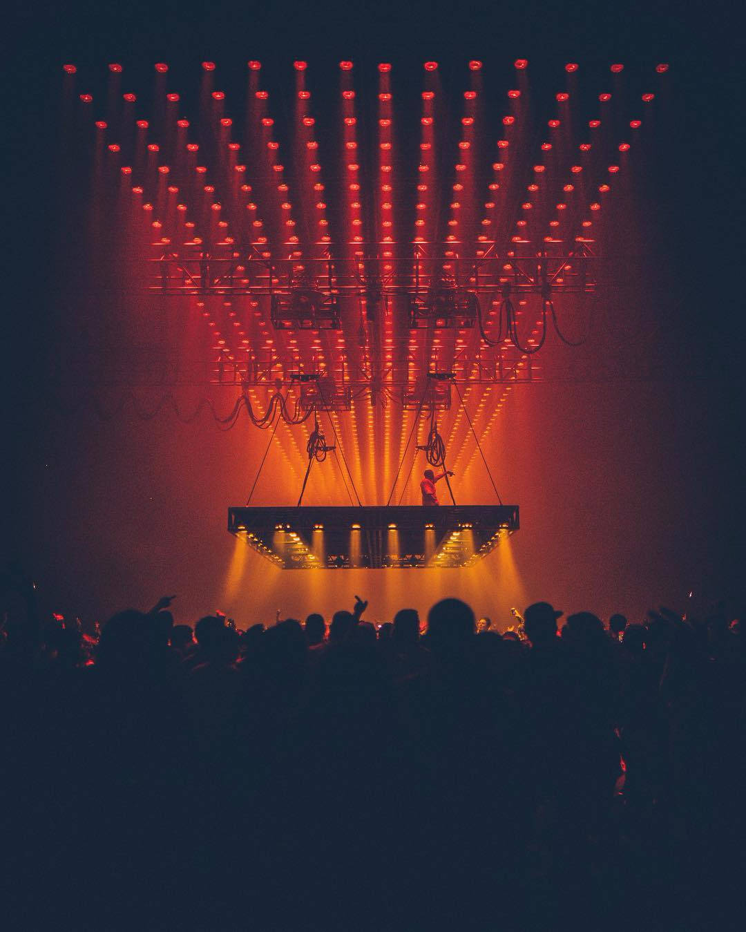 Kanye West Saint Pablo Light Show Background