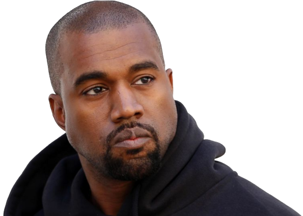 Kanye West Serious Portrait PNG