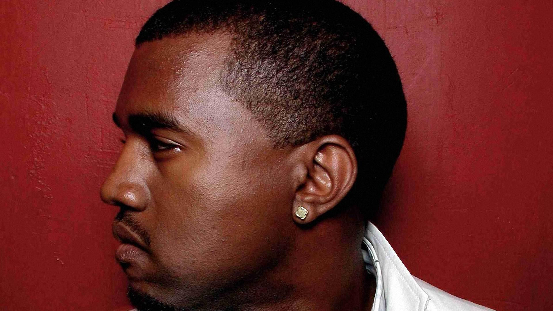 Kanye West Side View Profile Background