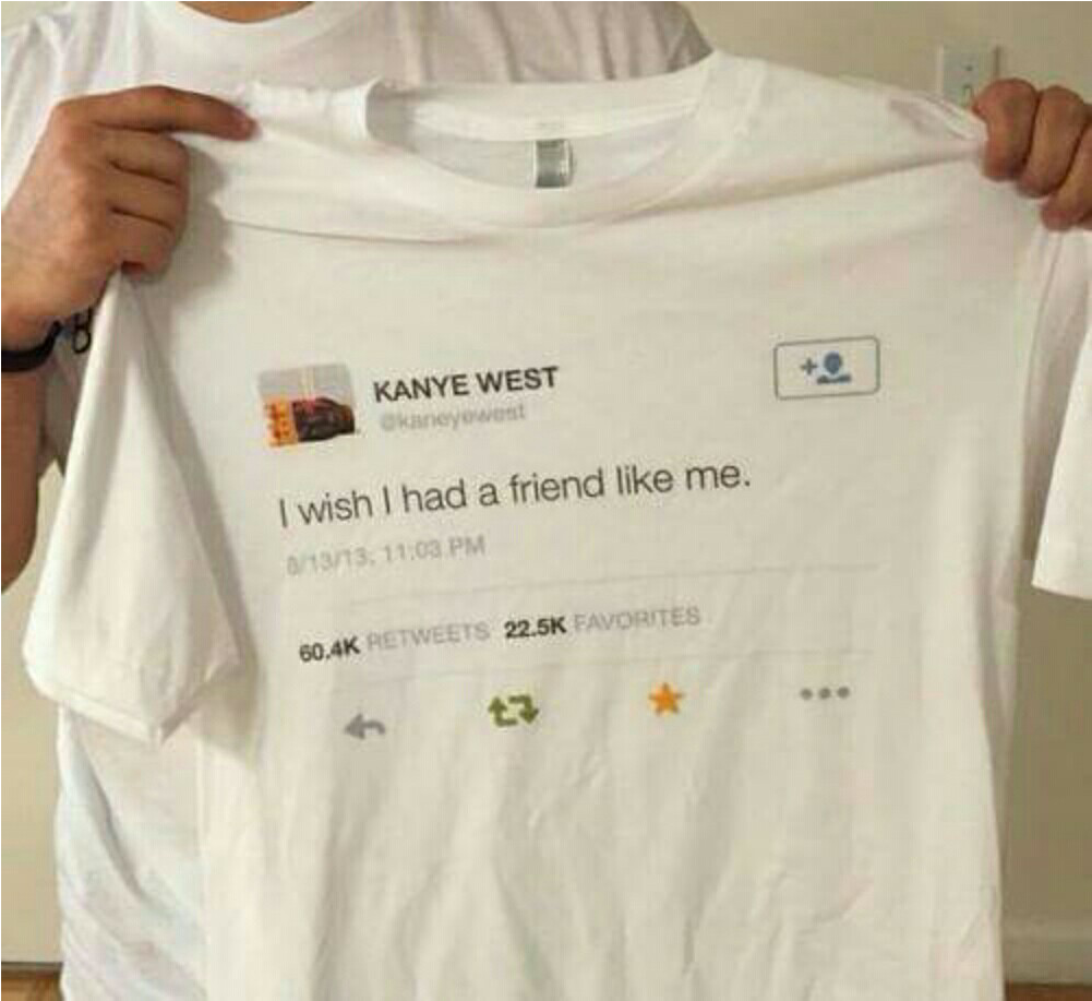 Kanye West Tweet Tshirt PNG