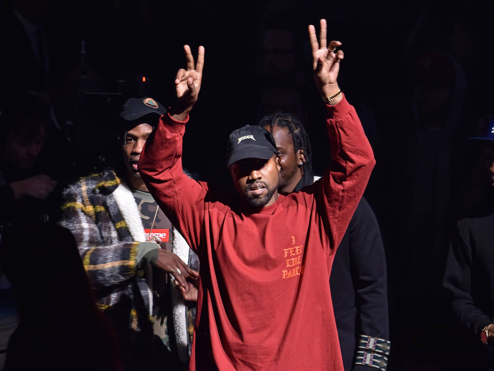 Kanye West Yeezy Peace Background