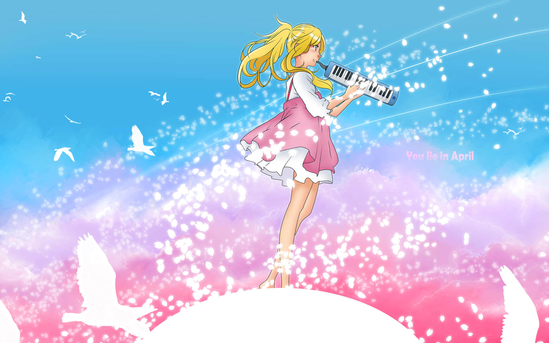 Kaori Miyazono Violoniste Your Lie In April Fond d'écran