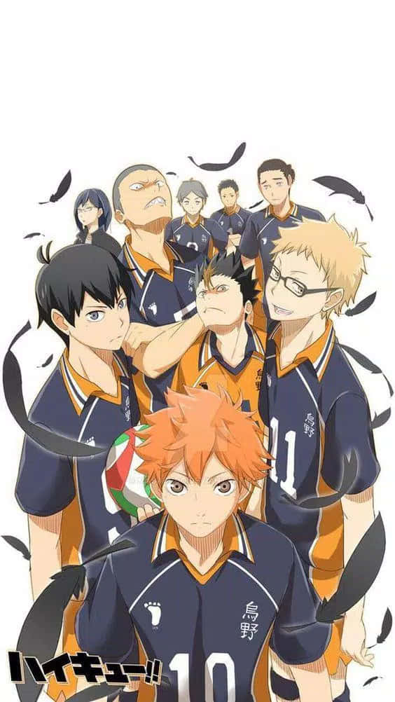 Image  “The Karasuno High School Volleyball Team” Wallpaper
