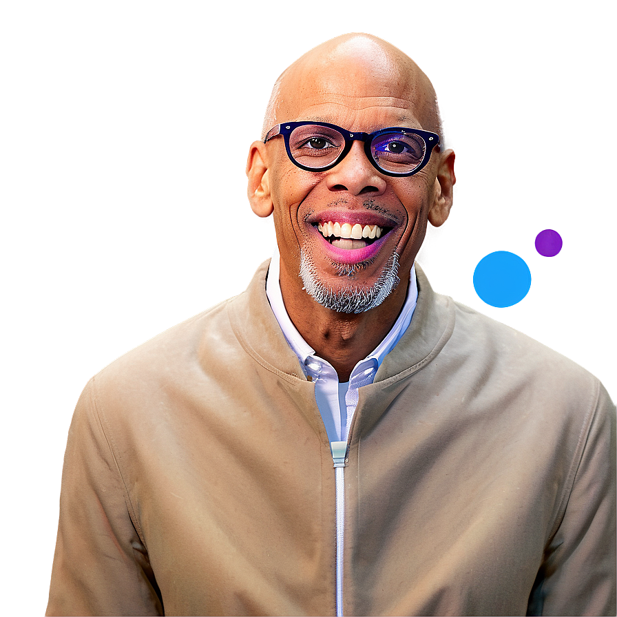 Kareem Abdul-jabbar Smiling Png 06242024 PNG