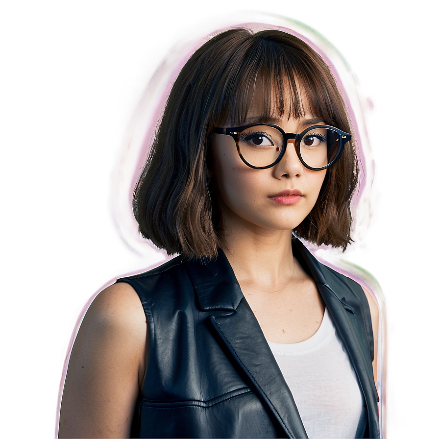 Karen Haircut With Glasses Png 98 PNG