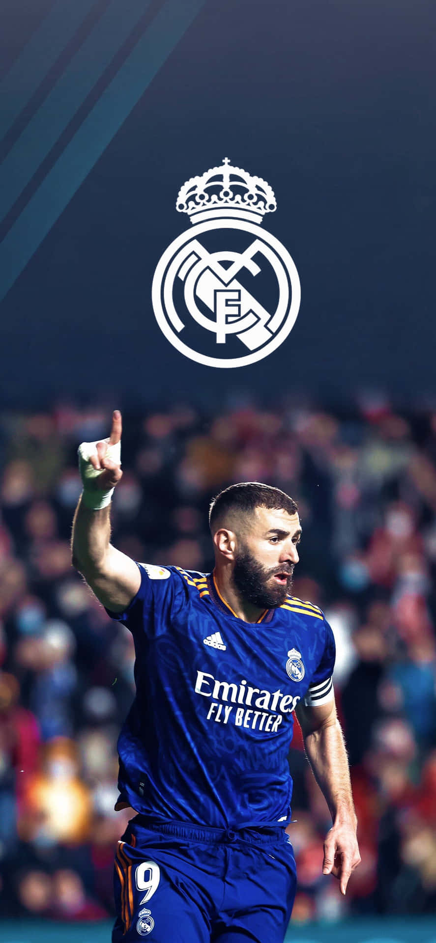 Karim Benzema Real Madrid Celebration Wallpaper