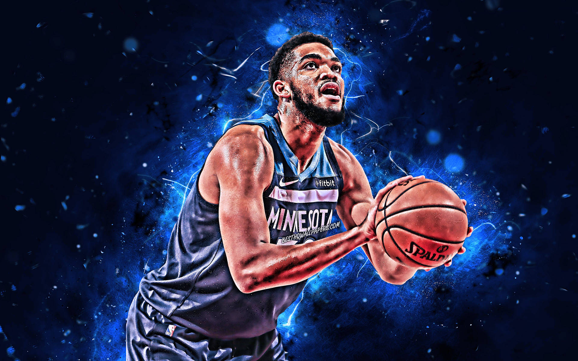 Karl-anthony Towns Shooting Form Wallpaper