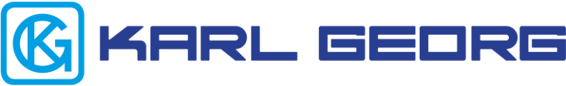 Karl Georg Logo Blue Background PNG