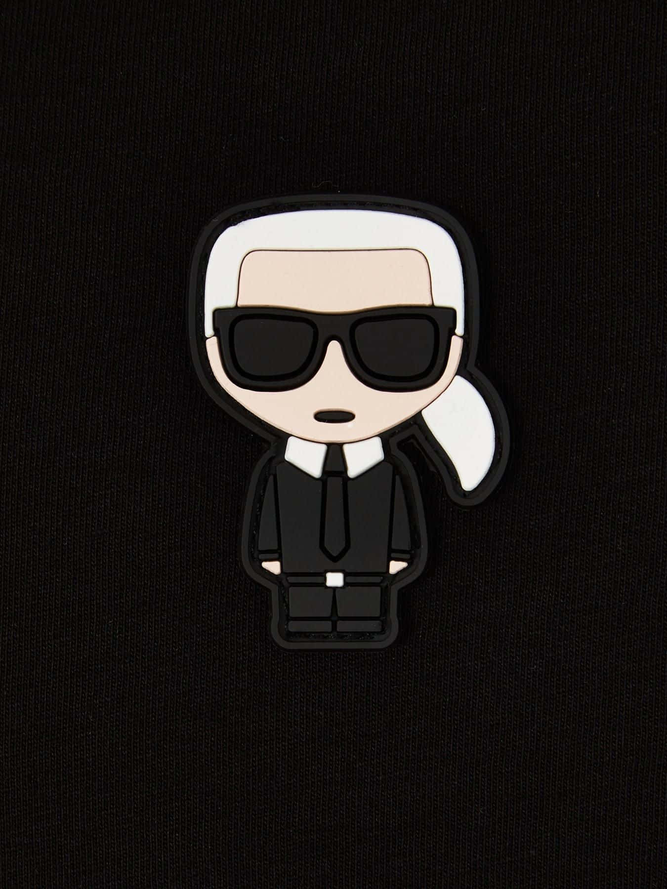 Diseñadorde Moda Icónico Karl Lagerfeld Fondo de pantalla