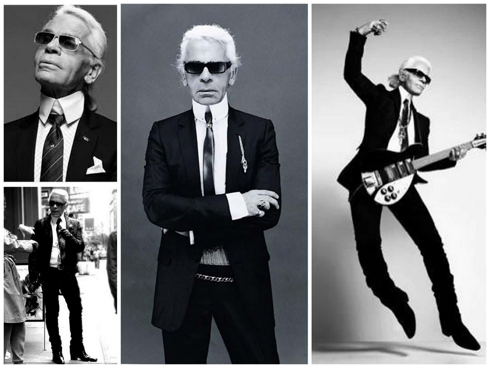 Karl Lagerfeld præsenterer seneste Chanel-kollektion - Download nu! Wallpaper