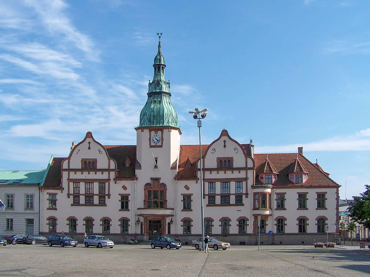 Karlshamn Town Hall Sweden Wallpaper