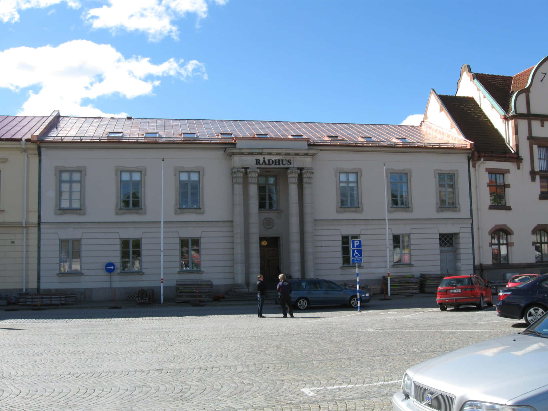 Karlshamn Town Hall Sweden Wallpaper