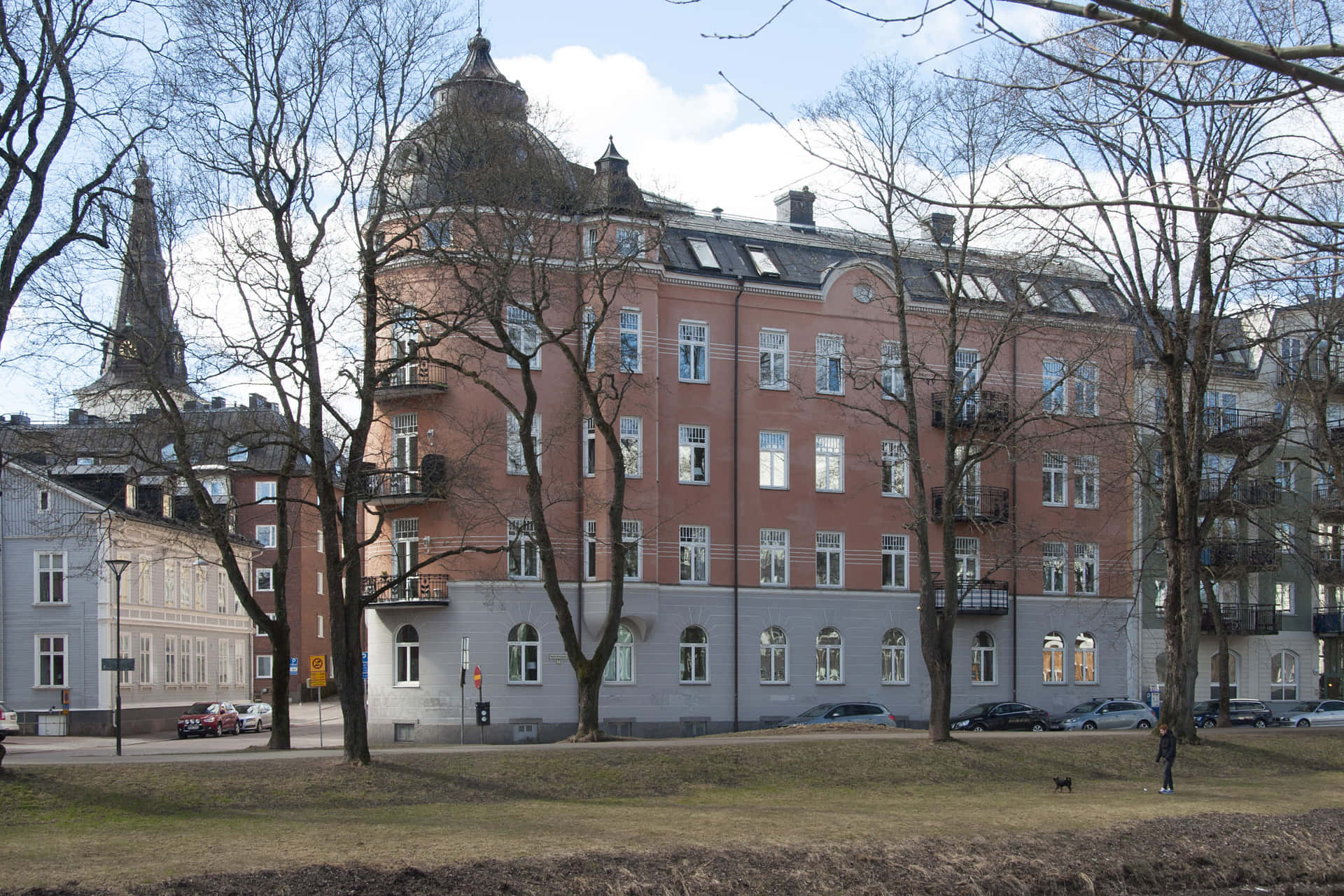 Karlstad Sweden Historic Building Exterior Wallpaper