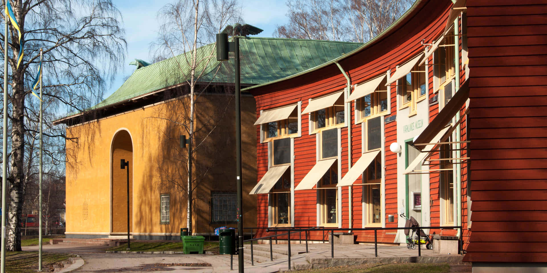 Karlstad Unique Architecture Sweden Wallpaper