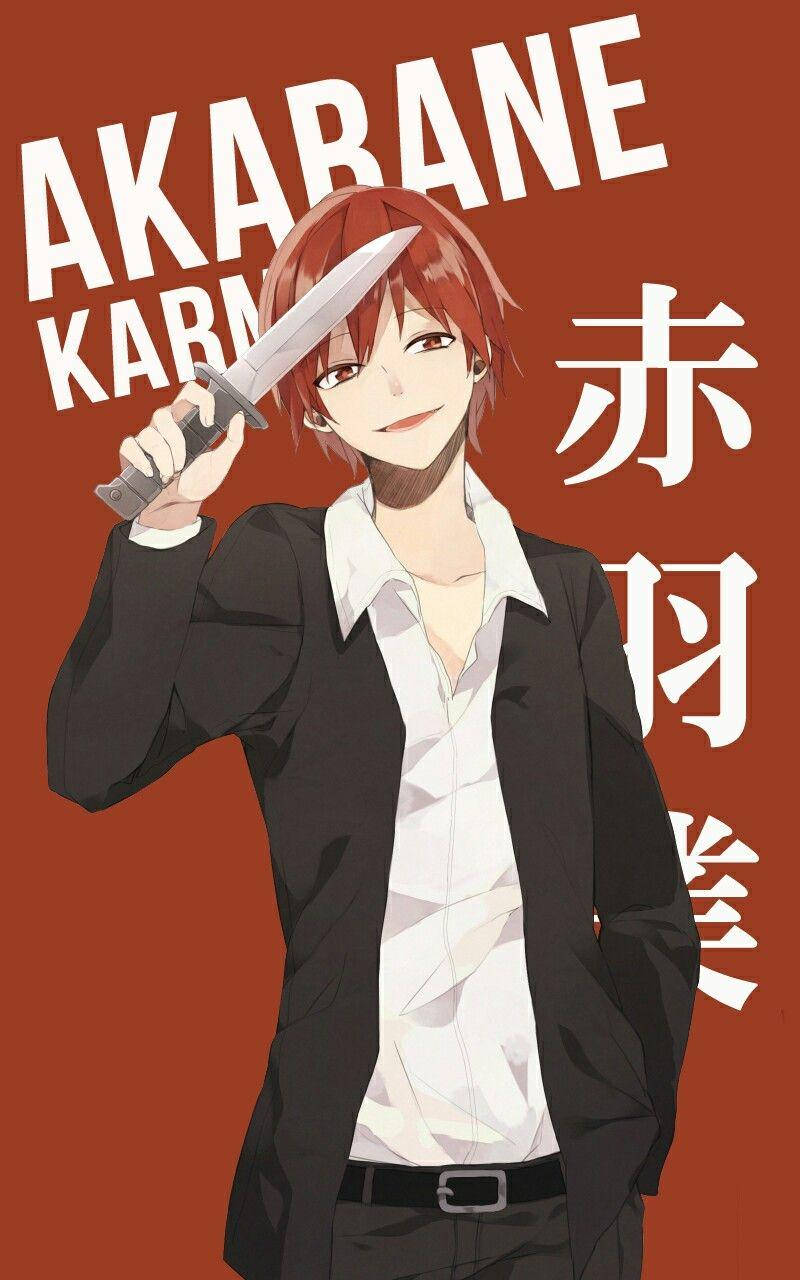 Karma Akabane Anime Poster Wallpaper