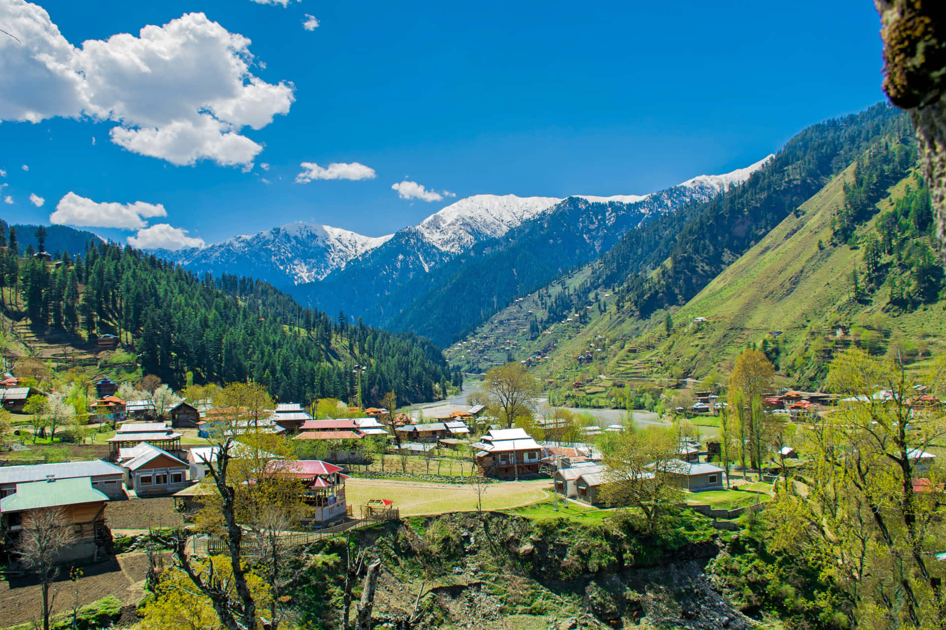 Kashmir_ Valley_ Springtime_ View.jpg Wallpaper