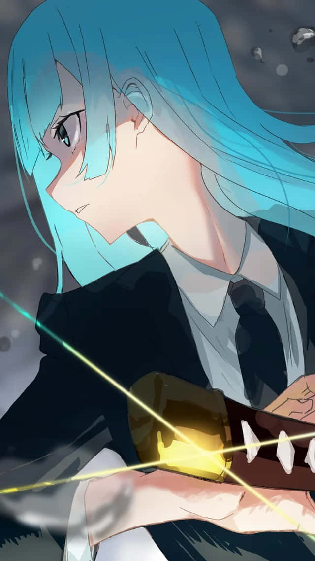 Kasumi Miwa Sword Activation Anime Wallpaper