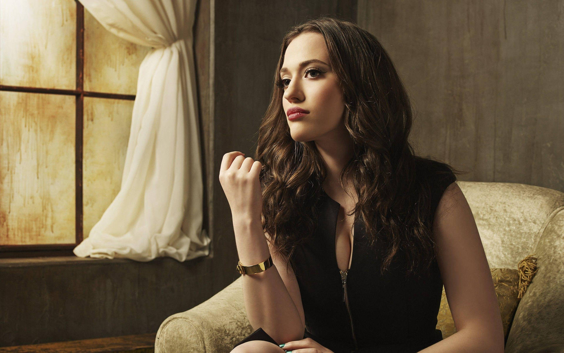 Baixe Papéis de Parede do Katdennings De 2 Broke Girls, Temporada 3 Ainda.  | Wallpapers.com