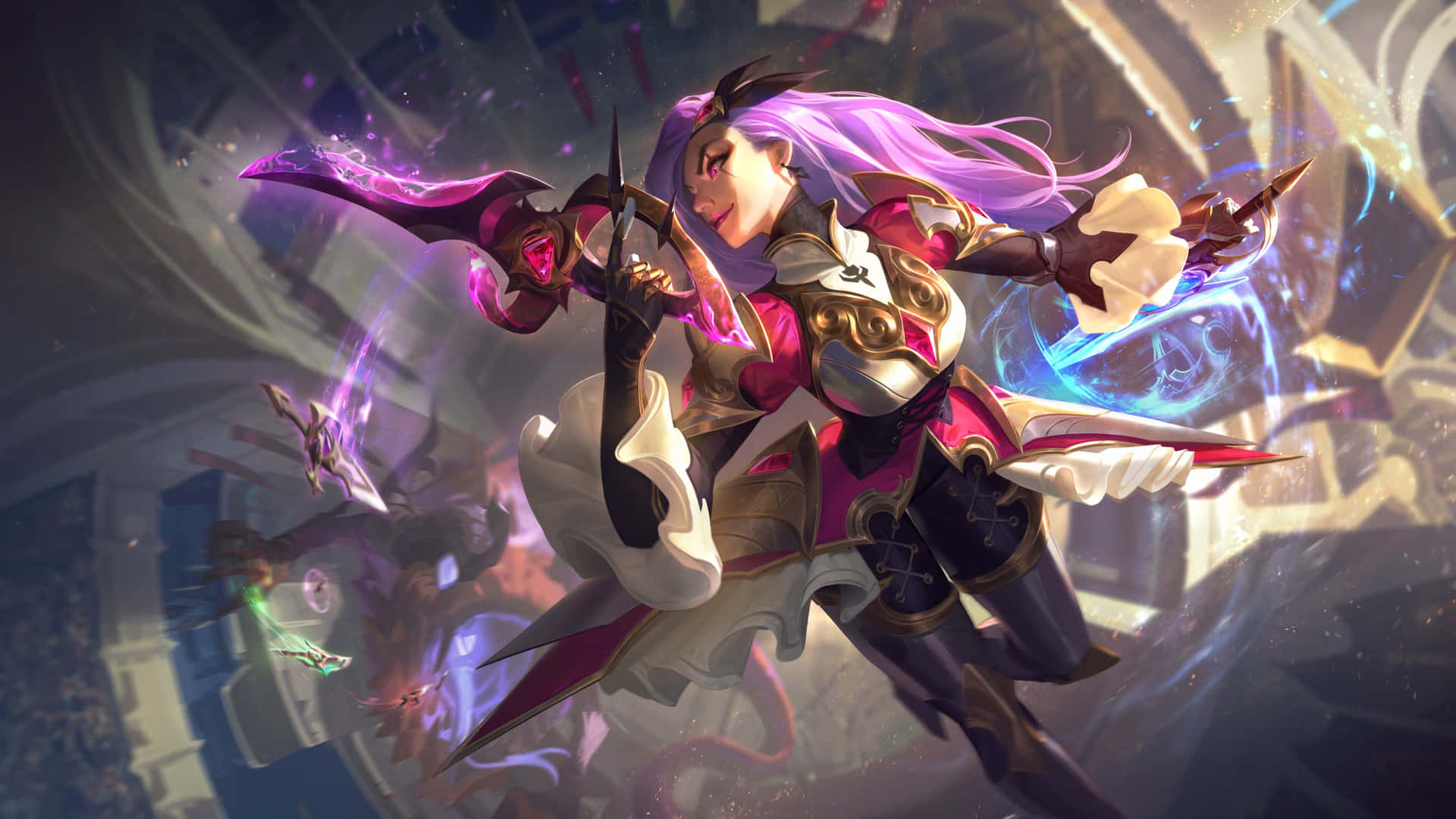 Katarina League Of Legends Artwork Achtergrond