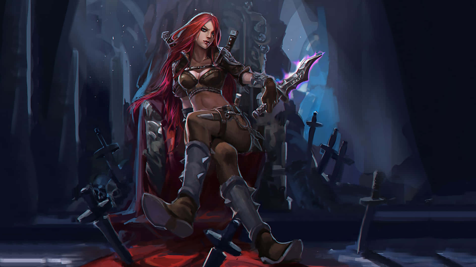 Katarina Throneof Blades Wallpaper