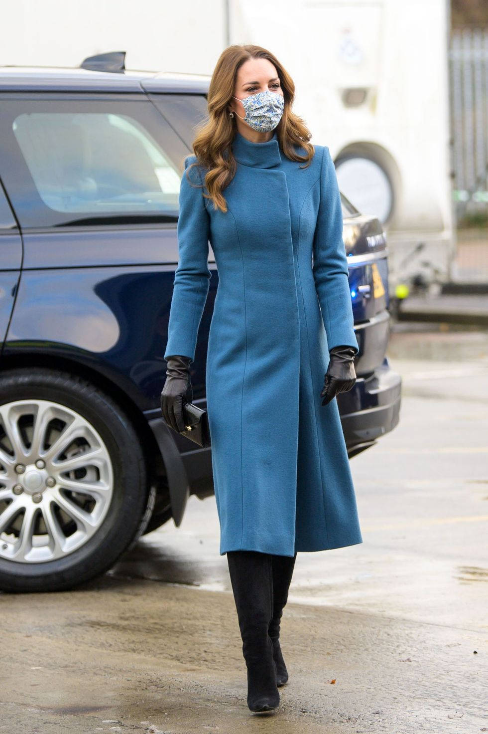 Kate Middleton In Catherine Walker Coat