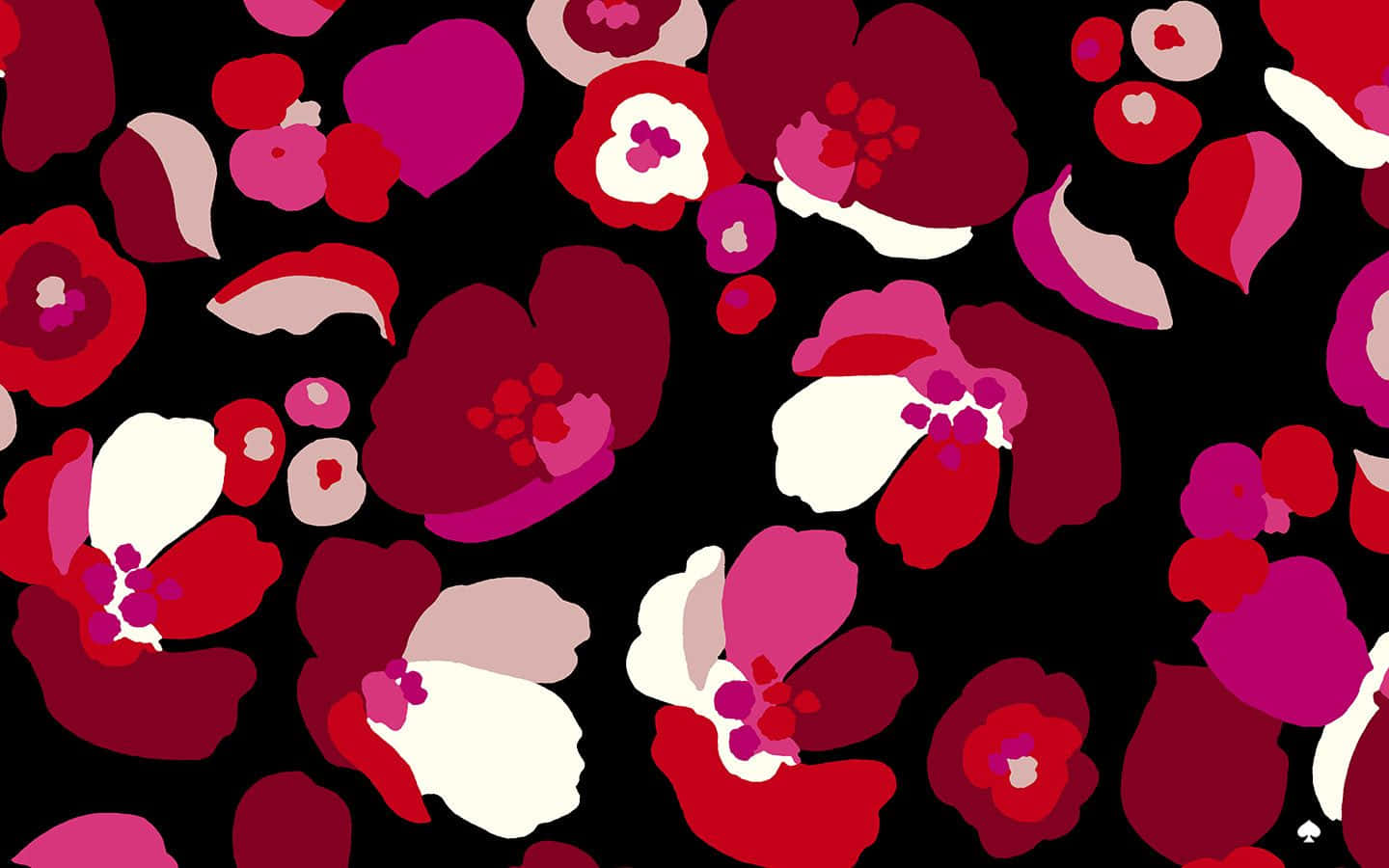 Kate Spade Desktop Blooming Pink Flowers Wallpaper