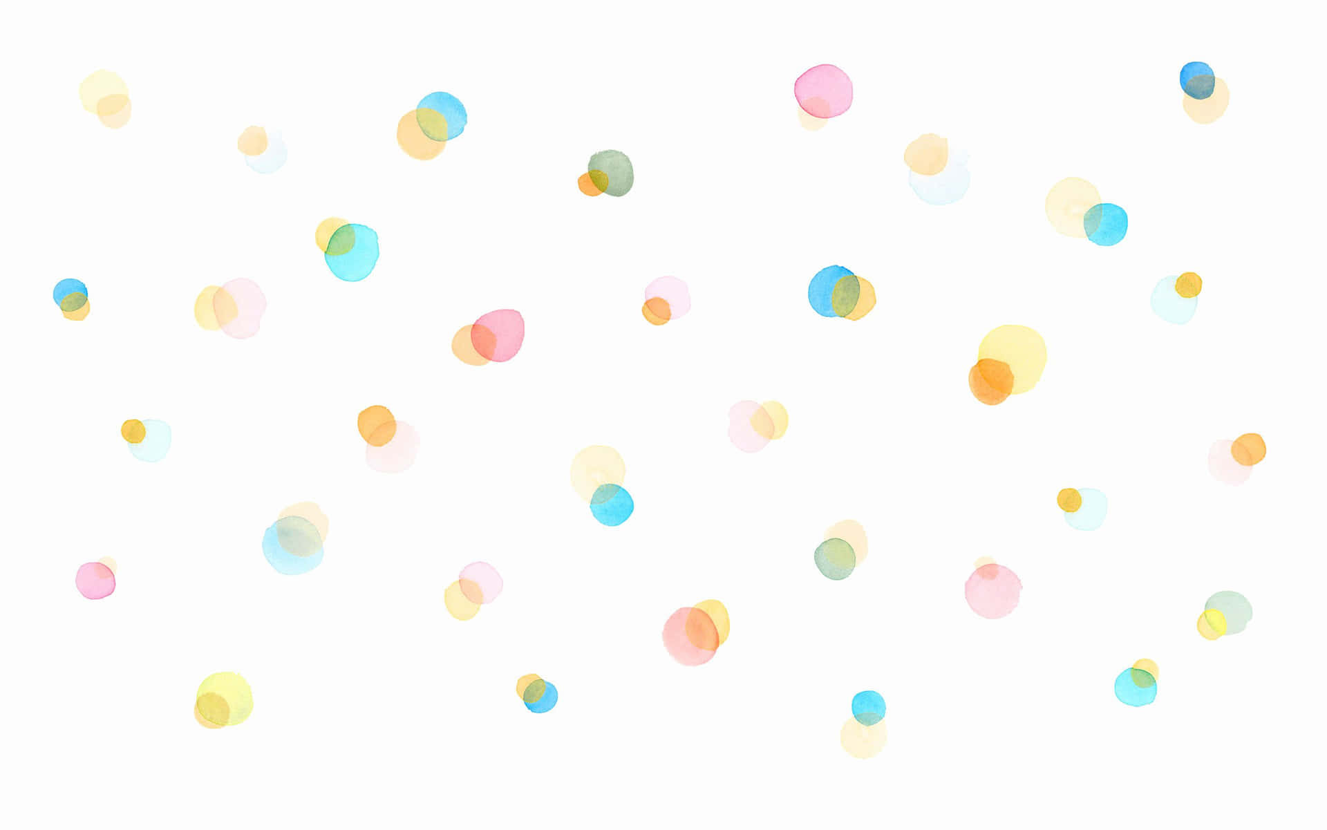 Kate Spade Desktop Colorful Watercolor Dots Wallpaper