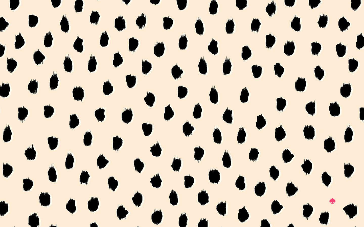 Katespade Skrivbordsbakgrund Med Vitt Leopardmönster Wallpaper