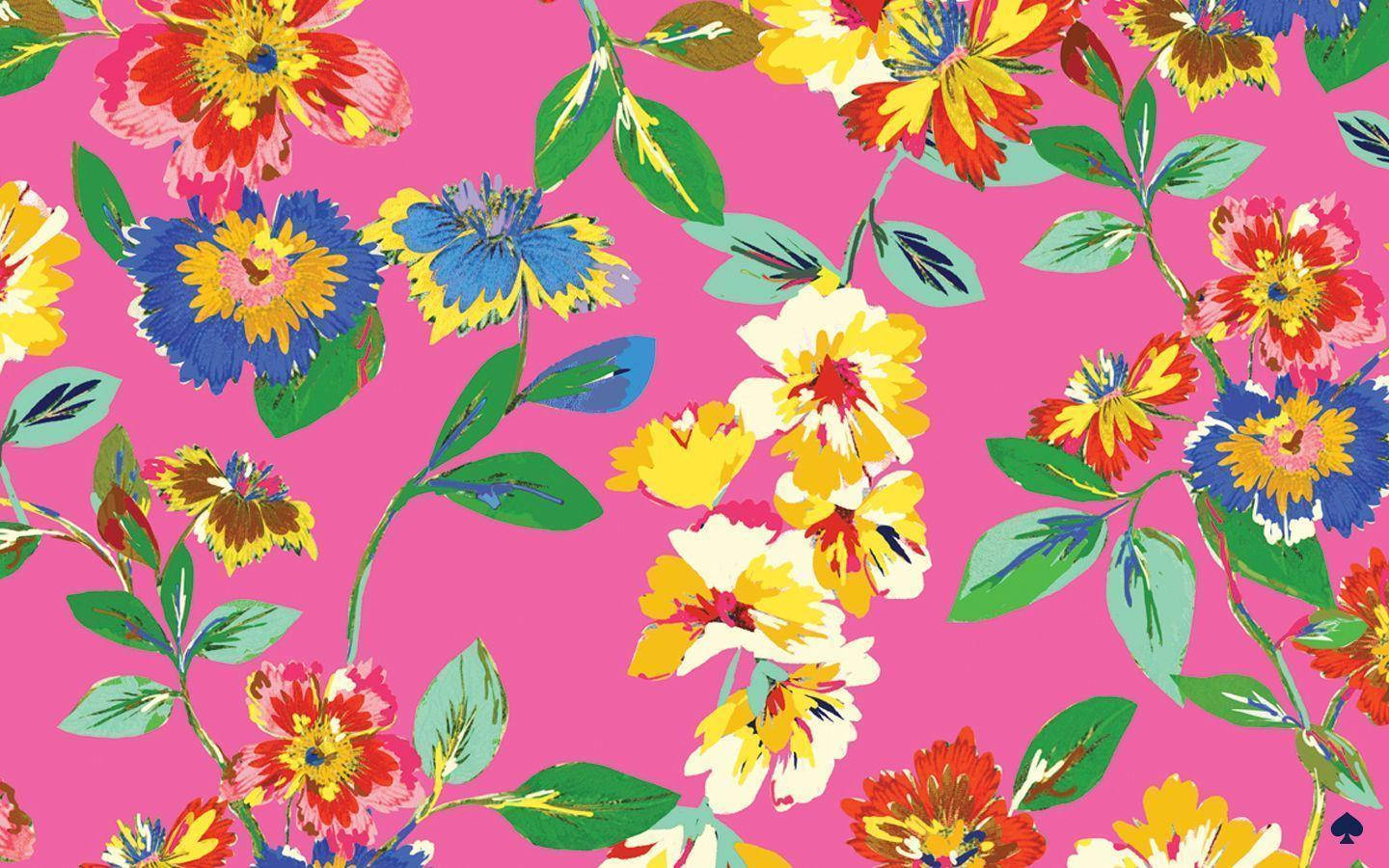 Kate Spade Flower Painting Wallpaper