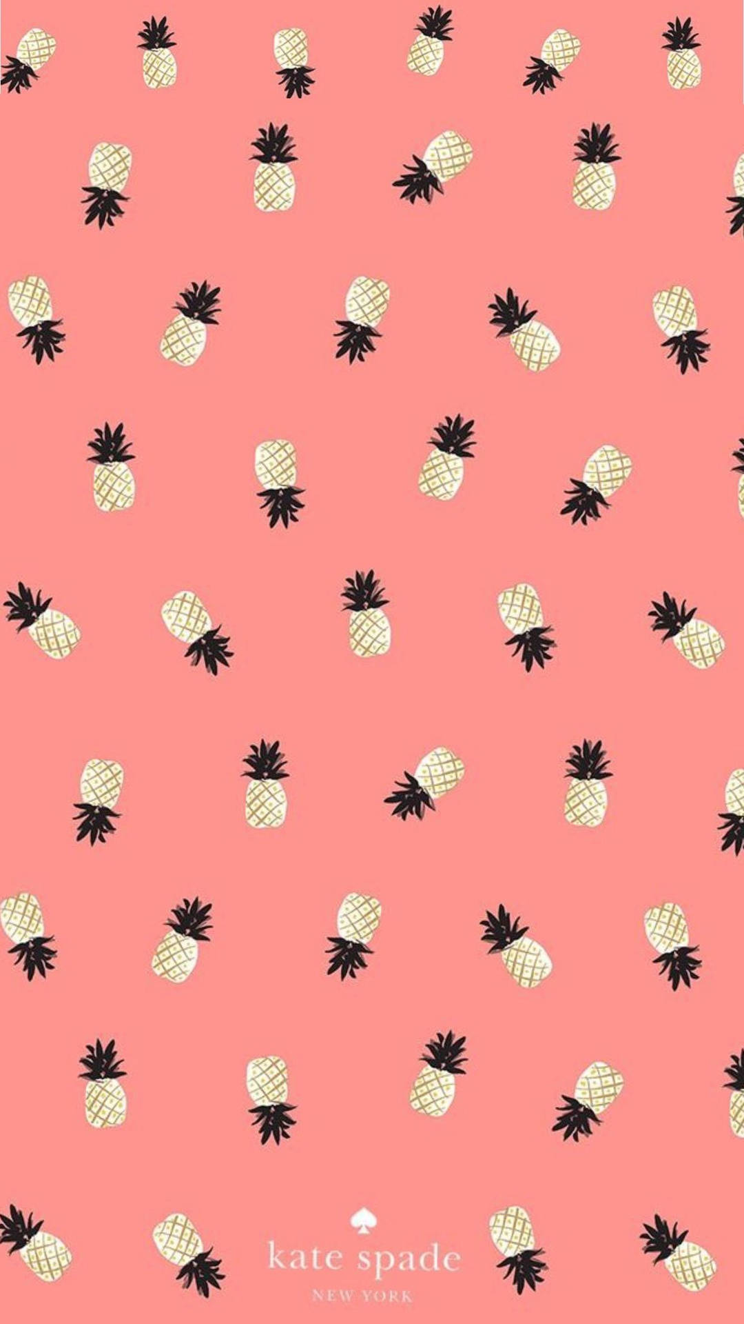 Kate Spade Pineapple Poster Wallpaper