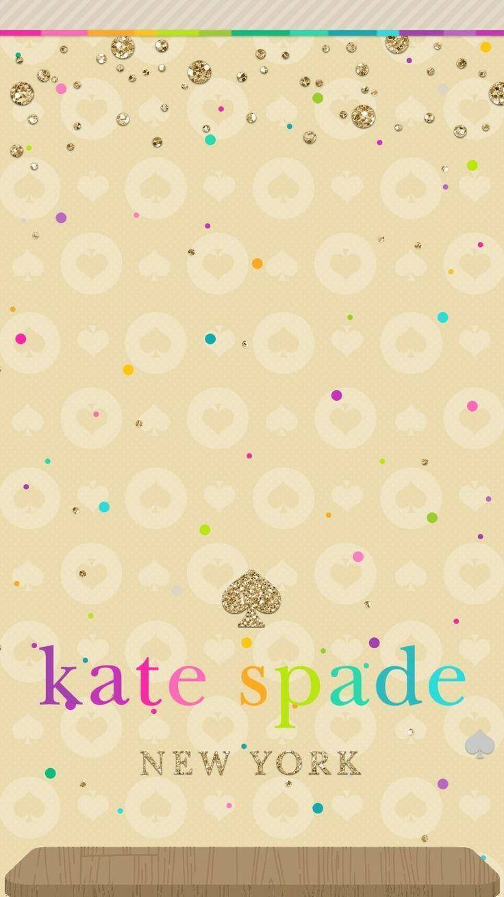 Kate Spade Rainbow Word Mark Wallpaper