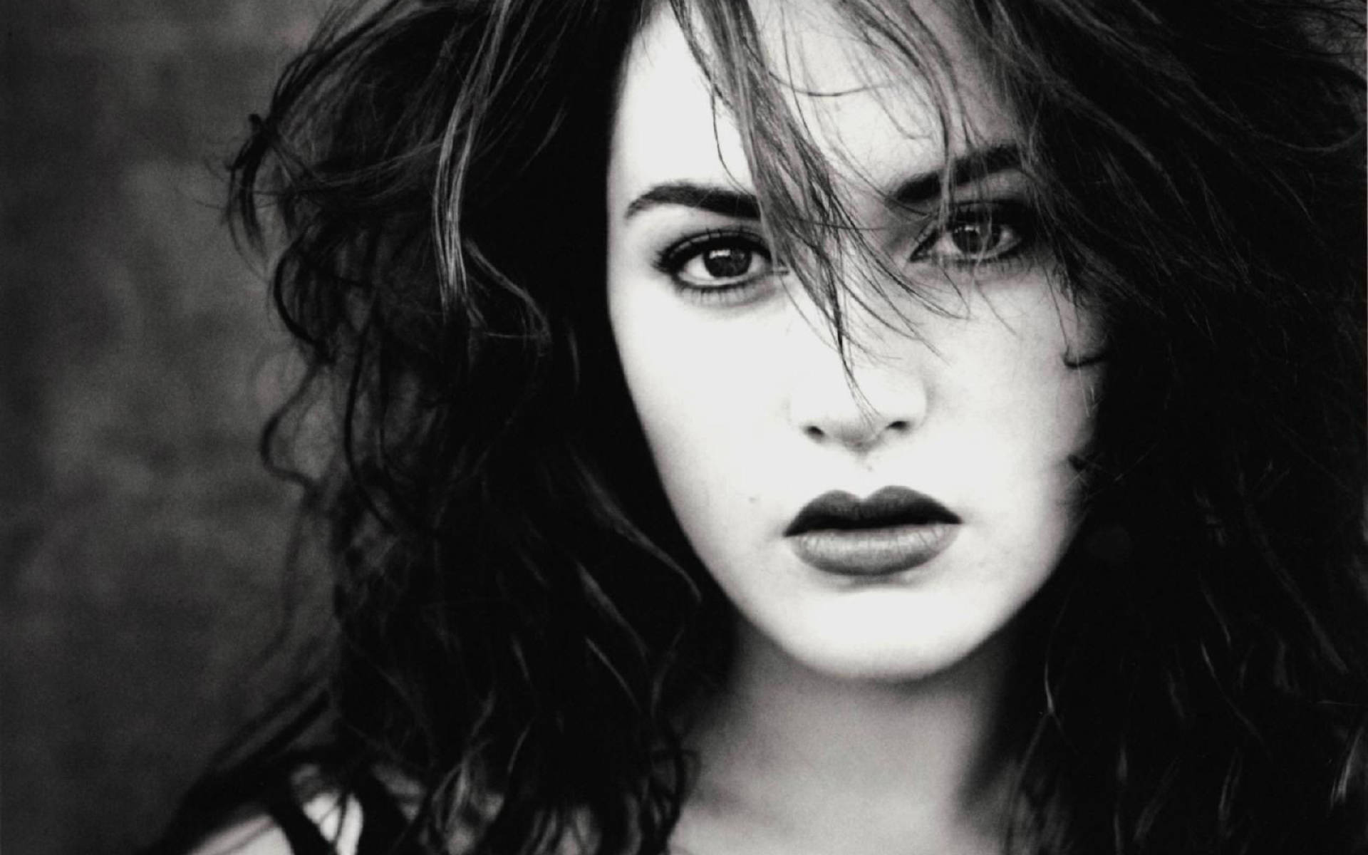 Kate Winslet Black And White Portrait