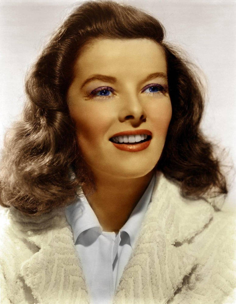 Katharine Hepburn Headshot Photo Wallpaper