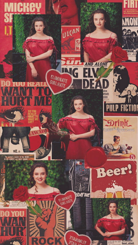 Katherine Langford Red Aesthetic