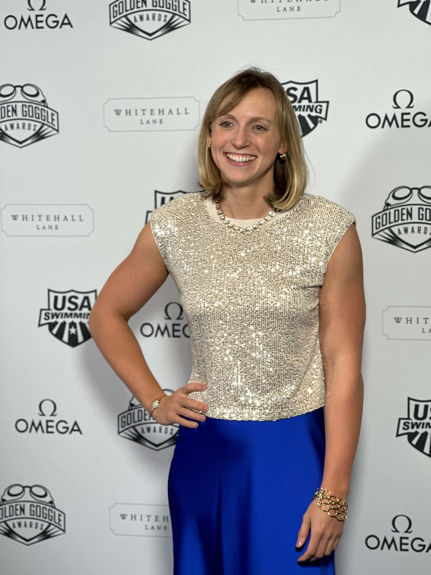 Katie Ledeckyat Golden Goggle Awards Wallpaper